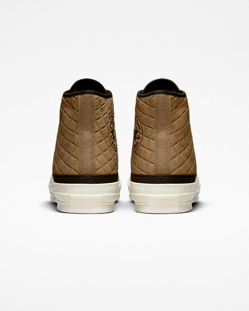 Pánské Vysoké Converse ​Chuck 70 Prošívaný Unisex Hnědé Černé | 4980-MJPIR