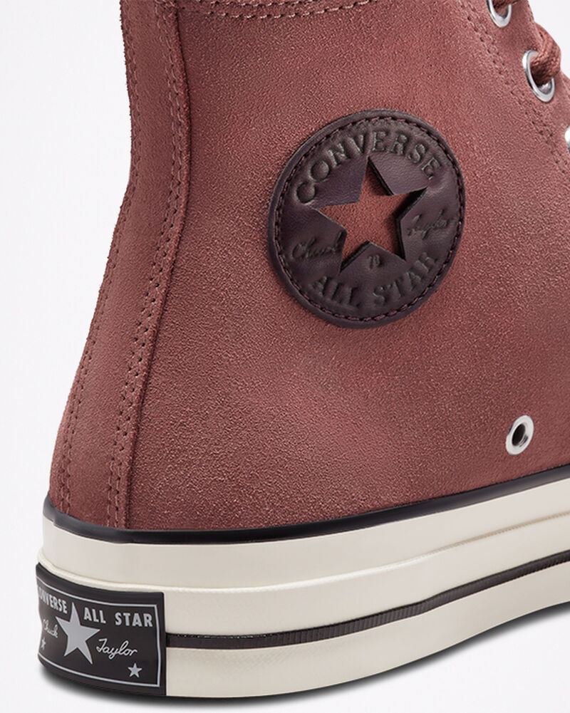 Pánské Vysoké Converse ​Chuck 70 Semišové Unisex Černé | 8523-WZBTN