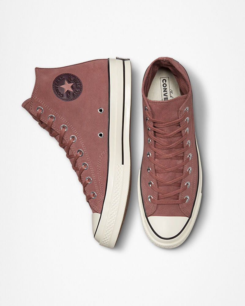 Pánské Vysoké Converse ​Chuck 70 Semišové Unisex Černé | 8523-WZBTN