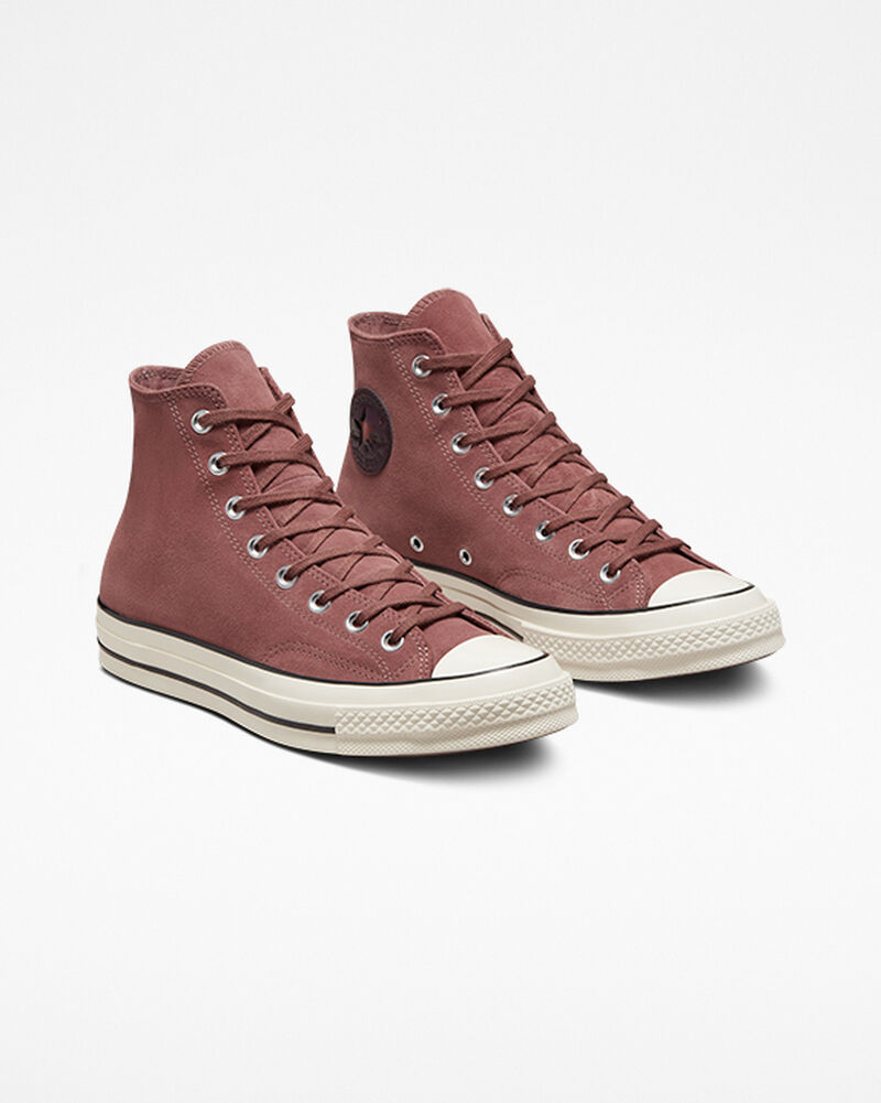 Pánské Vysoké Converse ​Chuck 70 Semišové Unisex Černé | 8523-WZBTN