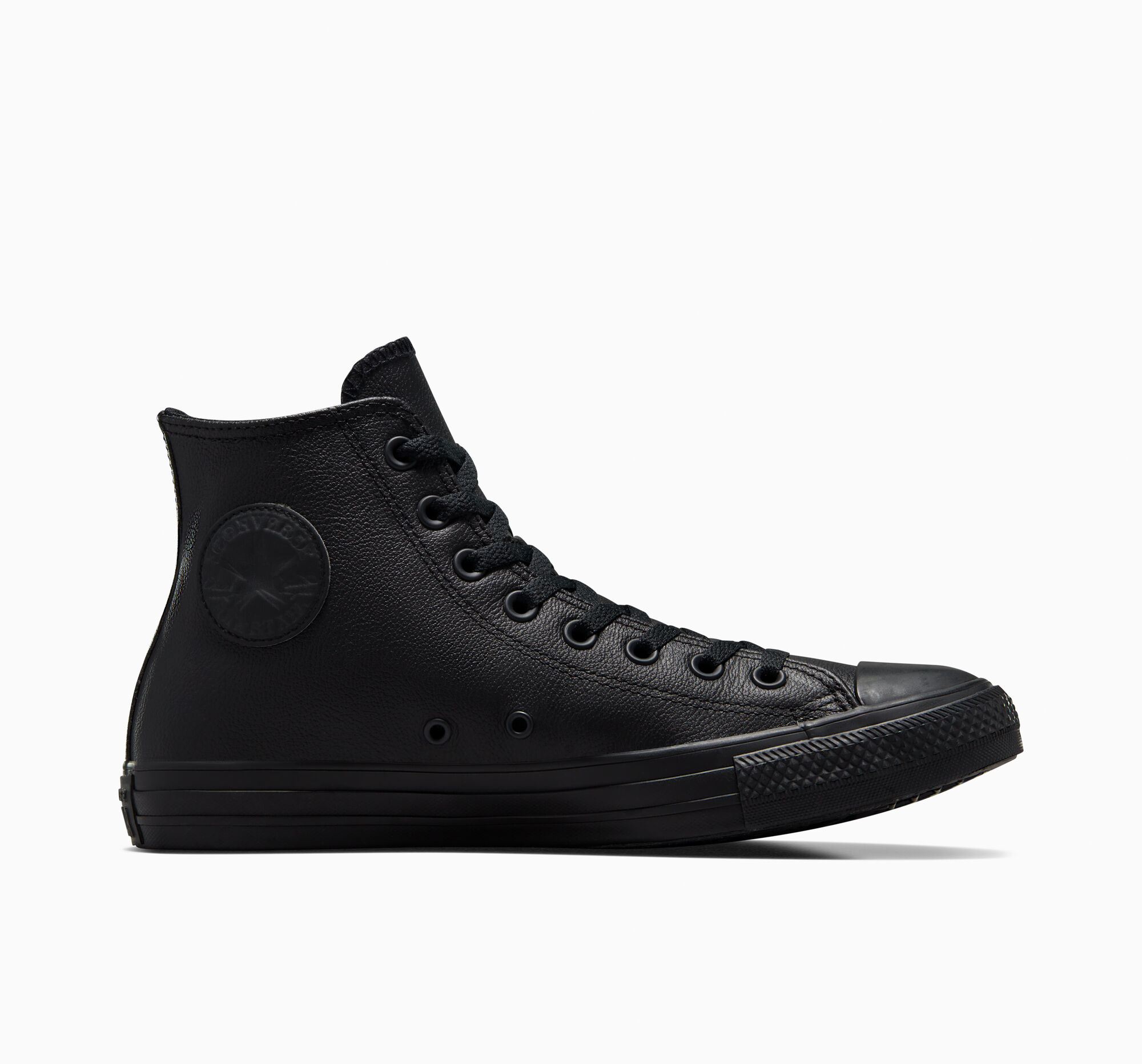 Pánské Vysoké Converse ​Chuck Taylor All Star Læder Unisex Černé | 1705-VQUPL