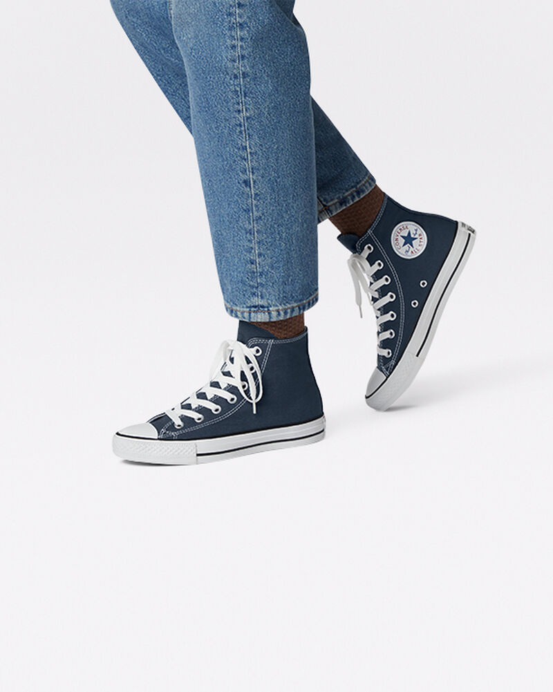 Pánské Vysoké Converse ​Chuck Taylor All Star Classic Unisex Tmavě Blankyt | 1785-ZJYNV