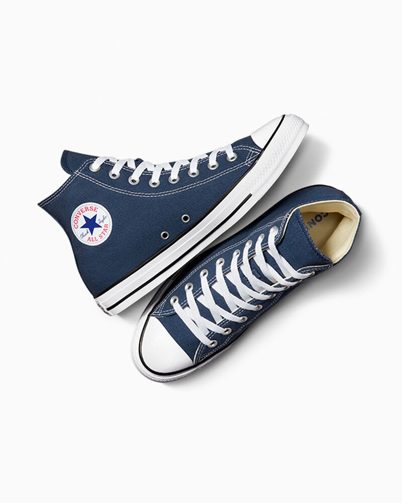 Pánské Vysoké Converse ​Chuck Taylor All Star Classic Unisex Tmavě Blankyt | 1785-ZJYNV