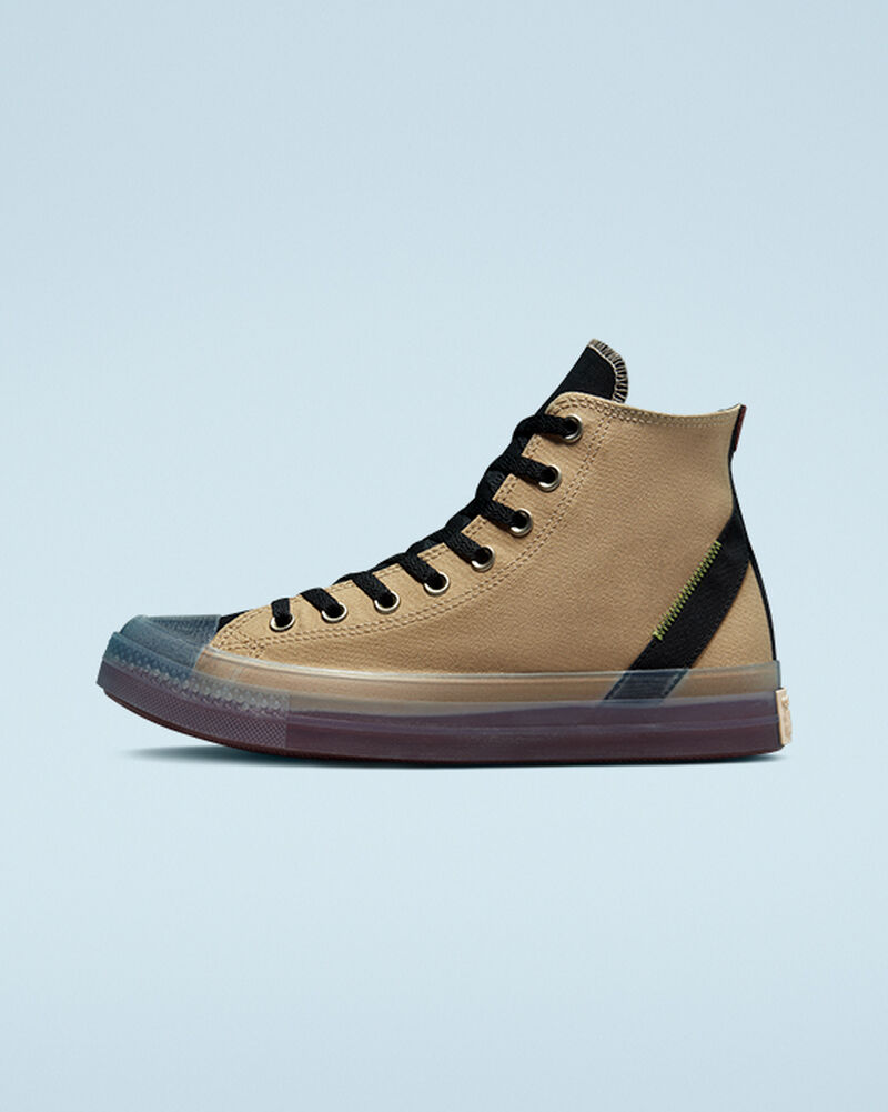 Pánské Vysoké Converse ​Chuck Taylor All Star CX Stretch Platene Unisex Černé Tmavě Vínové | 1985-ZOHCT