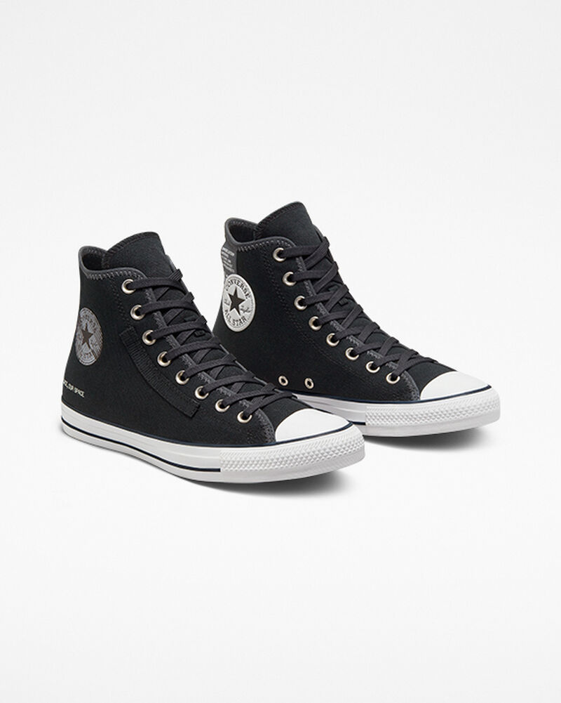 Pánské Vysoké Converse ​Chuck Taylor All Star Outdoorové Experience Unisex Černé Šedé Bílé | 3491-OUJLR