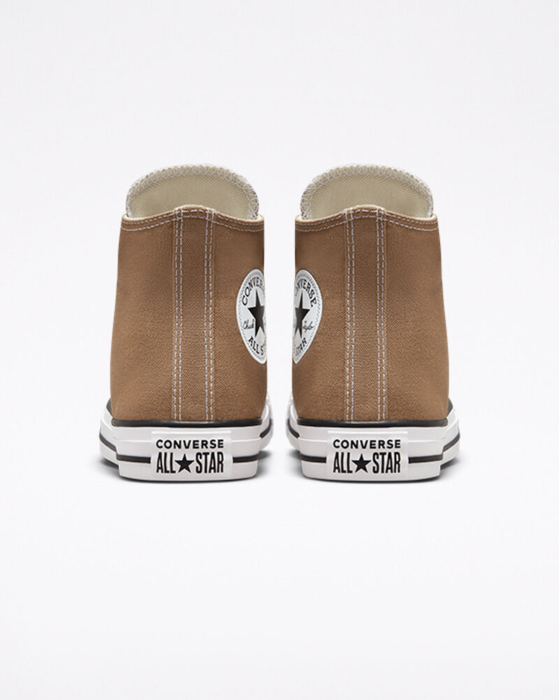 Pánské Vysoké Converse ​Chuck Taylor All Star Seasonal Color Unisex Hnědé Bílé Černé | 5847-DYIUE