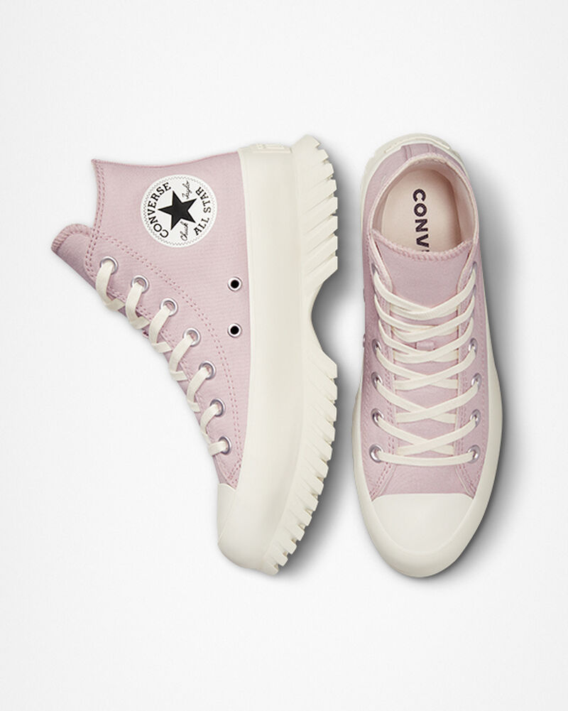 Pánské Vysoké Converse ​Chuck Taylor All Star Lugged 2.0 Seasonal Color Unisex Růžové Černé | 6382-BFNIZ