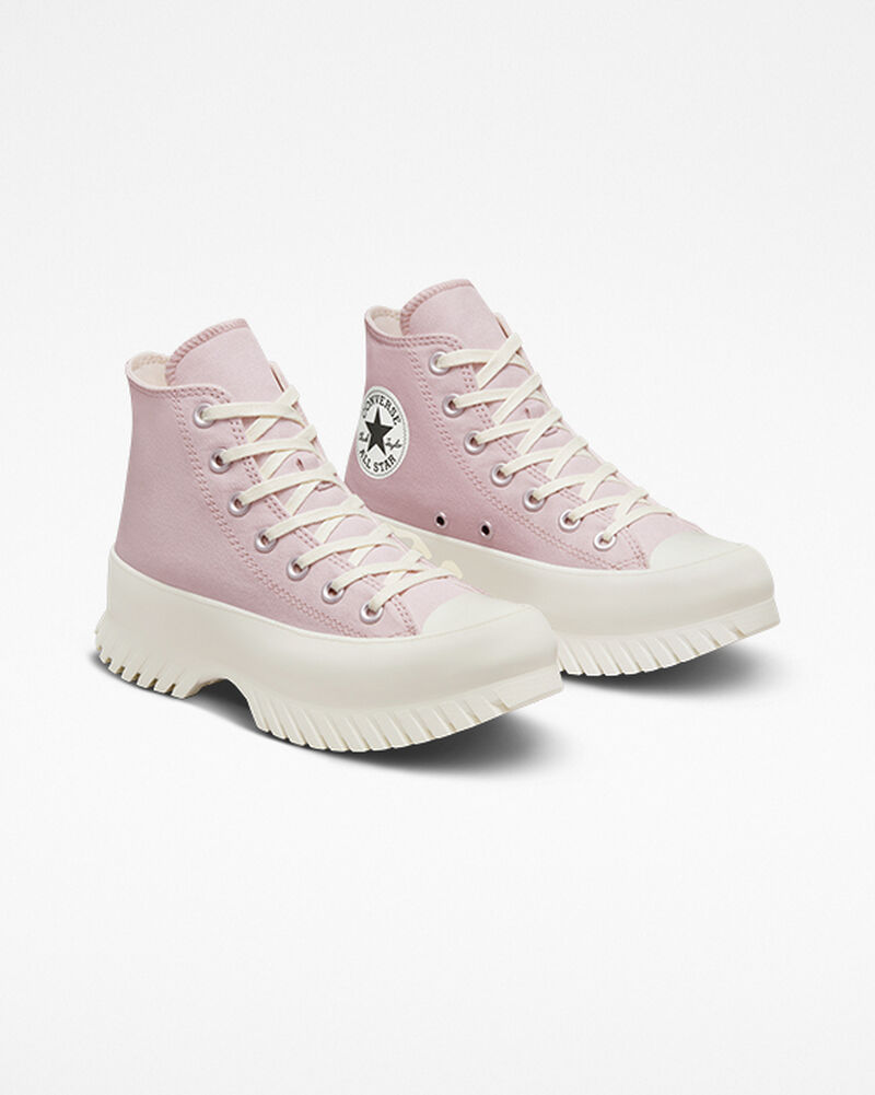 Pánské Vysoké Converse ​Chuck Taylor All Star Lugged 2.0 Seasonal Color Unisex Růžové Černé | 6382-BFNIZ