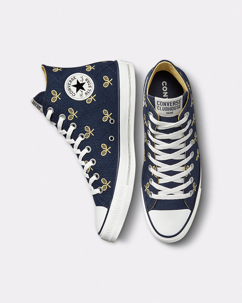 Pánské Vysoké Converse ​Chuck Taylor All Star Clubhouse Unisex Zlaté | 6982-XHMRS