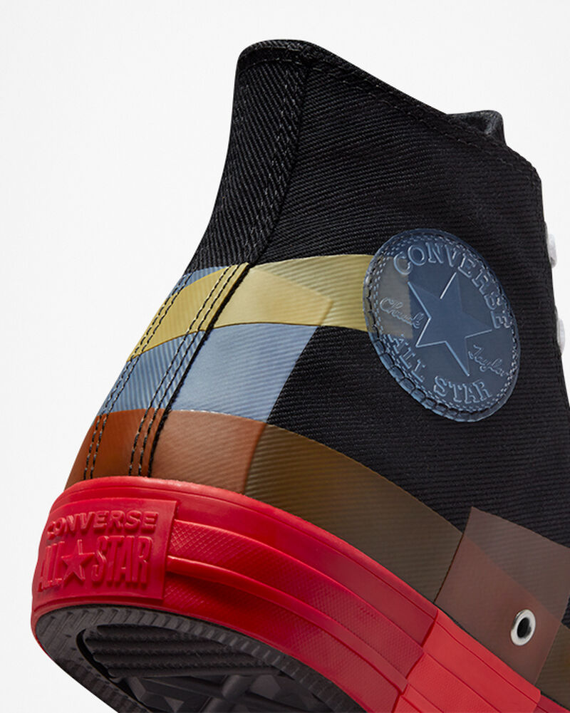 Pánské Vysoké Converse ​Chuck Taylor All Star Space Racer Unisex Černé Červené Bílé | 7068-WJSGK