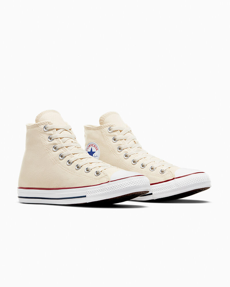 Pánské Vysoké Converse ​Chuck Taylor All Star Classic Unisex Béžový Bílé | 7108-PQASD