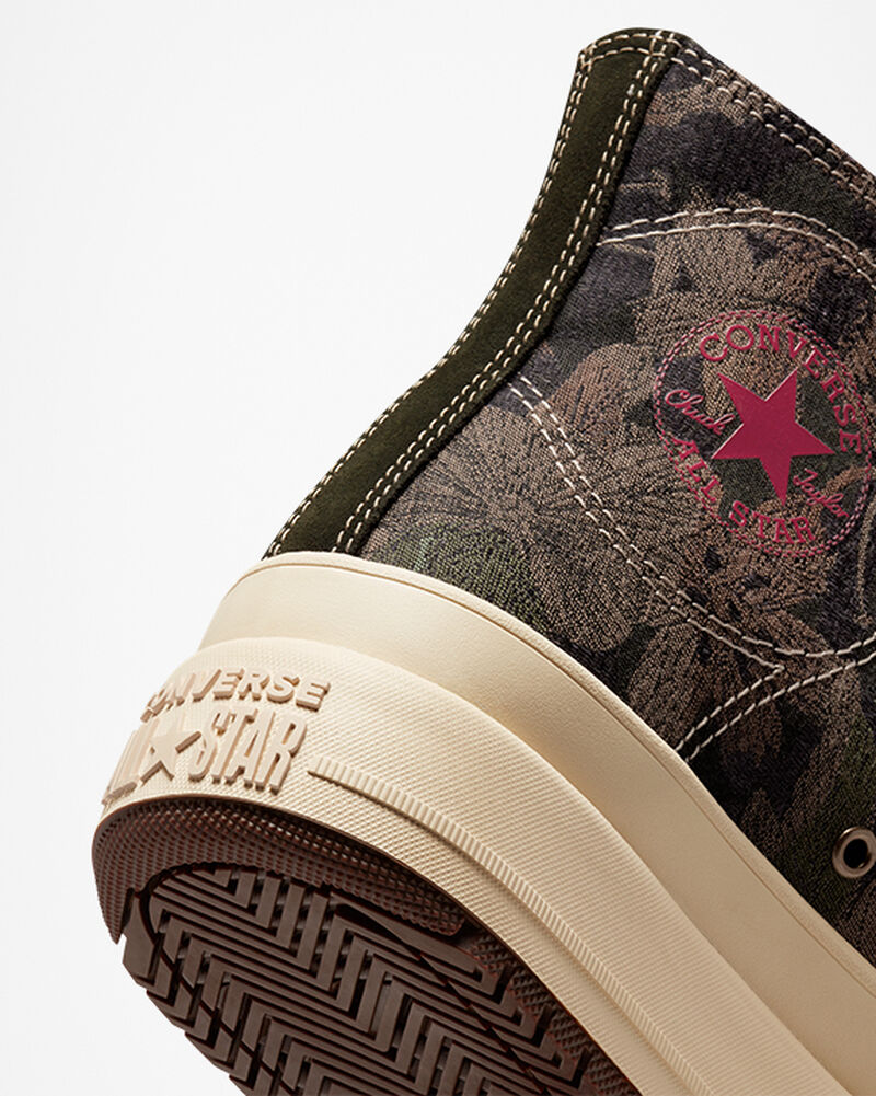 Pánské Vysoké Converse ​Chuck Taylor All Star Construct Black Joy Unisex Oat Milk/Roasted/Grassy | 8257-IXYRC