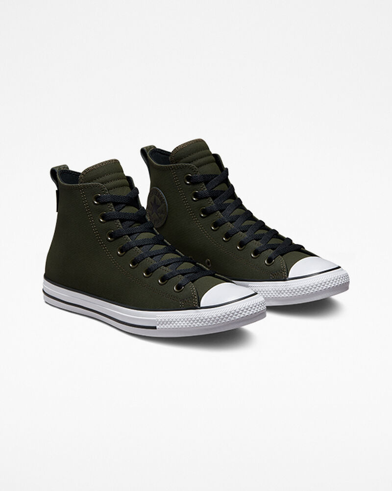 Pánské Vysoké Converse ​Chuck Taylor All Star TecTuff Unisex Zelene Bílé Černé | 8403-ZIYES
