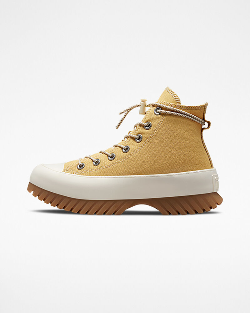 Pánské Vysoké Converse ​Chuck Taylor All Star Lugged 2.0 Utility Unisex Zlaté Oranžové | 8409-ZIXJR