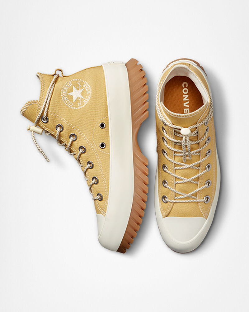 Pánské Vysoké Converse ​Chuck Taylor All Star Lugged 2.0 Utility Unisex Zlaté Oranžové | 8409-ZIXJR