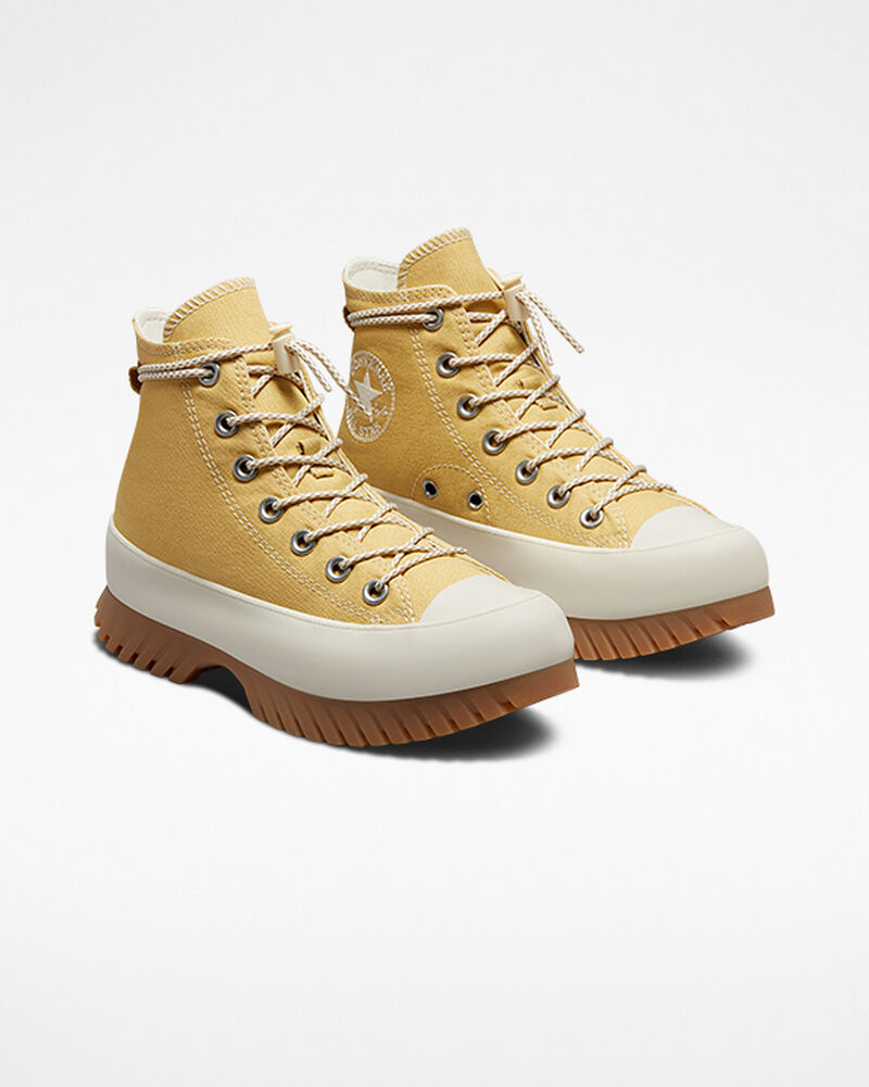Pánské Vysoké Converse ​Chuck Taylor All Star Lugged 2.0 Utility Unisex Zlaté Oranžové | 8409-ZIXJR
