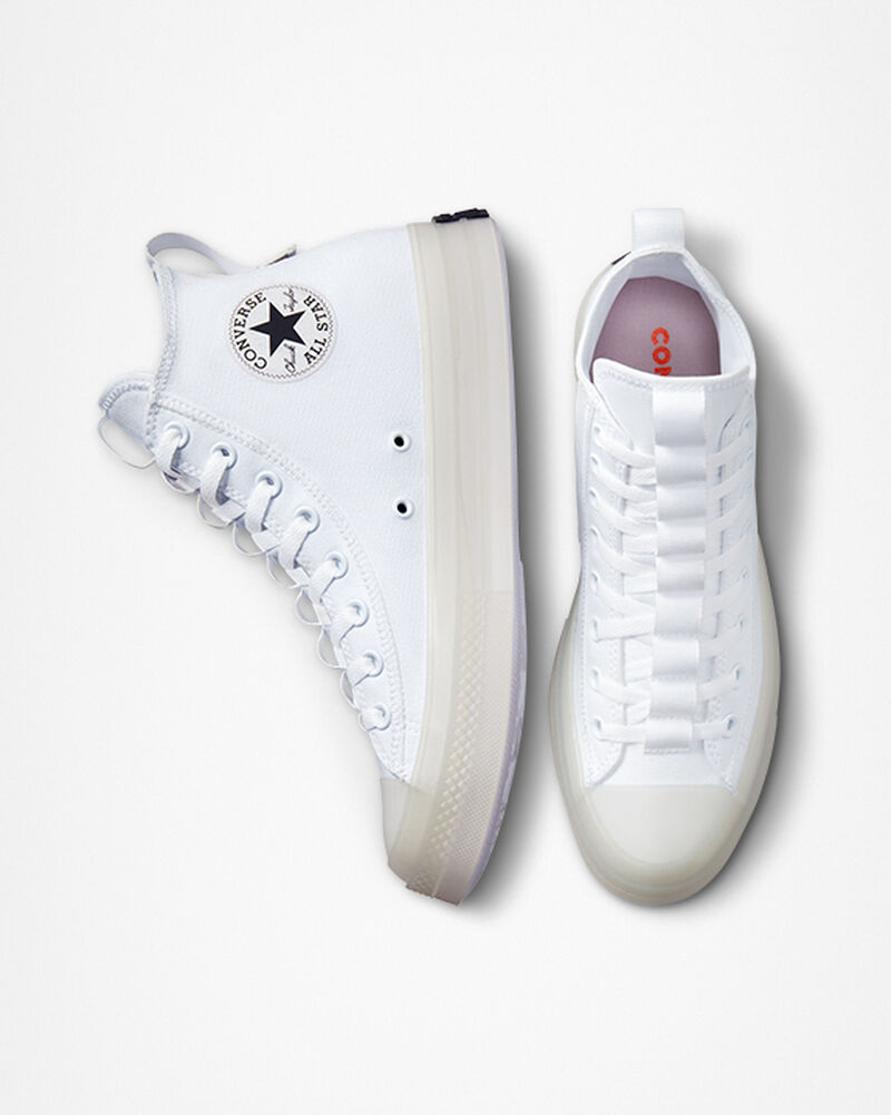 Pánské Vysoké Converse ​Chuck Taylor All Star CX Explore Unisex Bílé Bílé Černé | 9740-OYMEB