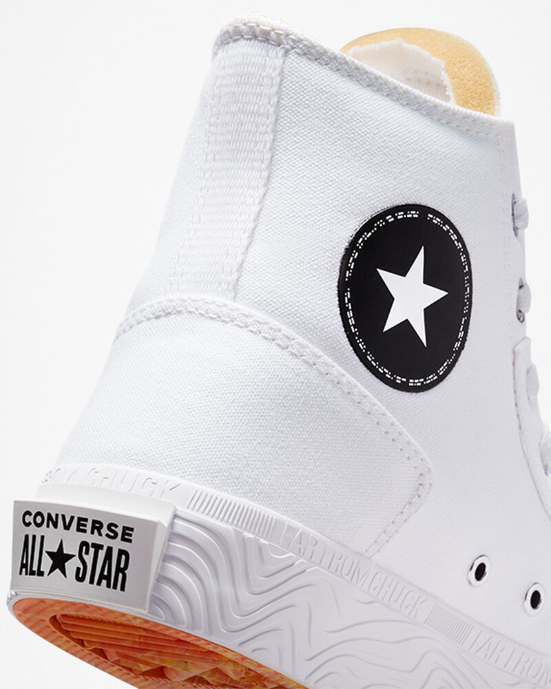 Pánské Vysoké Converse ​Chuck Taylor Alt Star Platene Unisex Bílé Černé Bílé | 7415-HZYCP