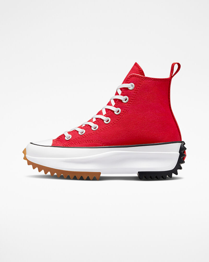 Pánské Vysoké Converse ​Run Star Hike Unisex Červené Bílé Černé | 6082-KHEXV