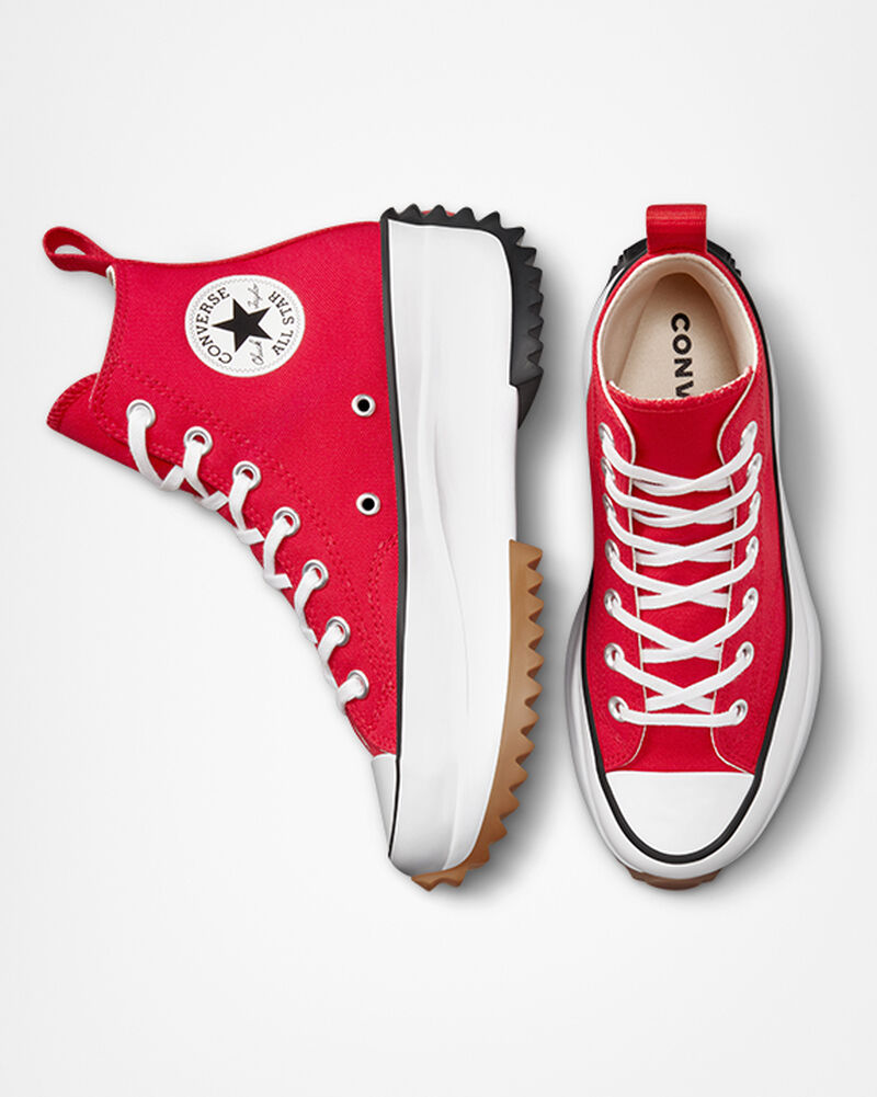 Pánské Vysoké Converse ​Run Star Hike Unisex Červené Bílé Černé | 6082-KHEXV