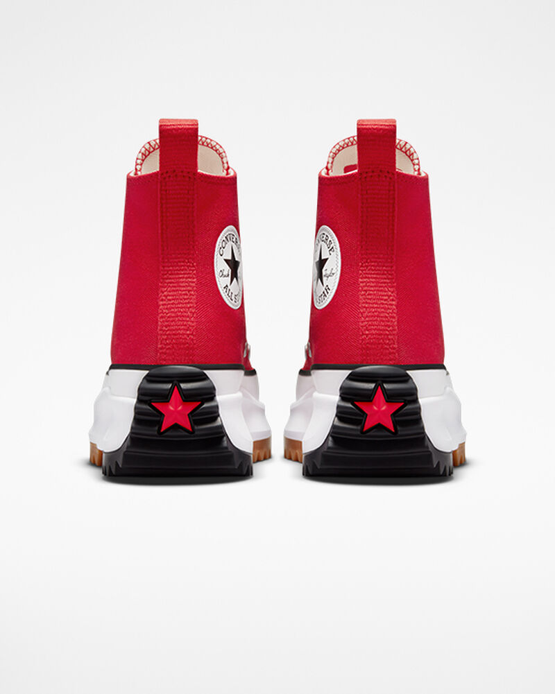 Pánské Vysoké Converse ​Run Star Hike Unisex Červené Bílé Černé | 6082-KHEXV