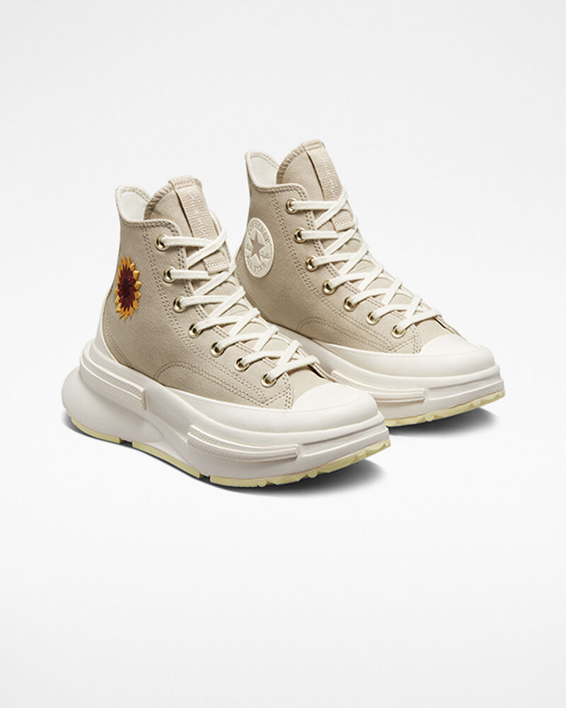 Pánské Vysoké Converse ​Run Star Legacy CX Festival Florals Unisex Šedé Červené | 9642-GLDVH