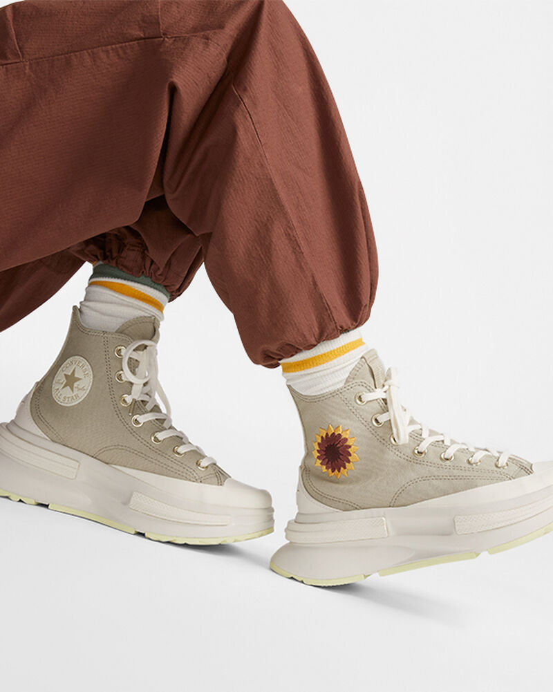 Pánské Vysoké Converse ​Run Star Legacy CX Festival Florals Unisex Šedé Červené | 9642-GLDVH